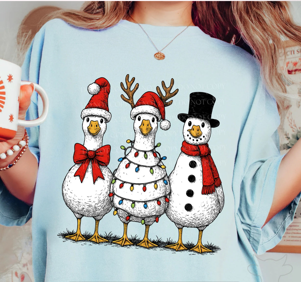 Holiday Goose_DTF Transfer