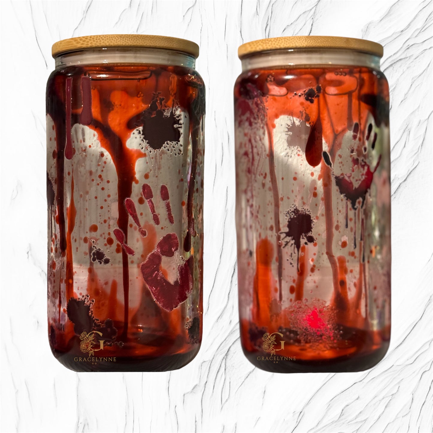 Crime Scene - 16 oz Glass Drip Globe