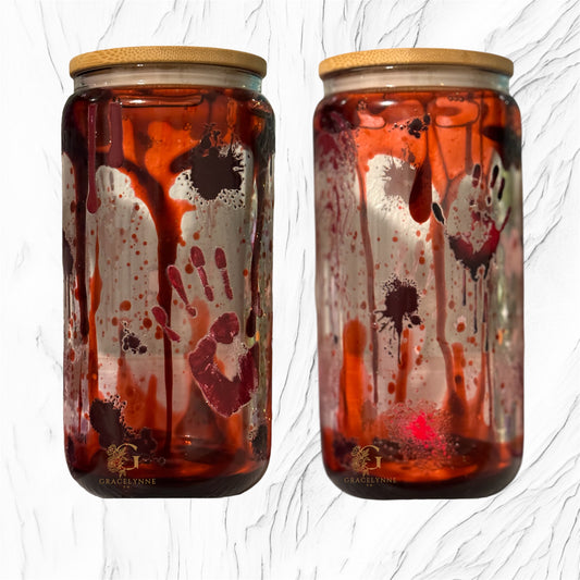 33. Crime Scene - 16 oz Glass Drip Globe