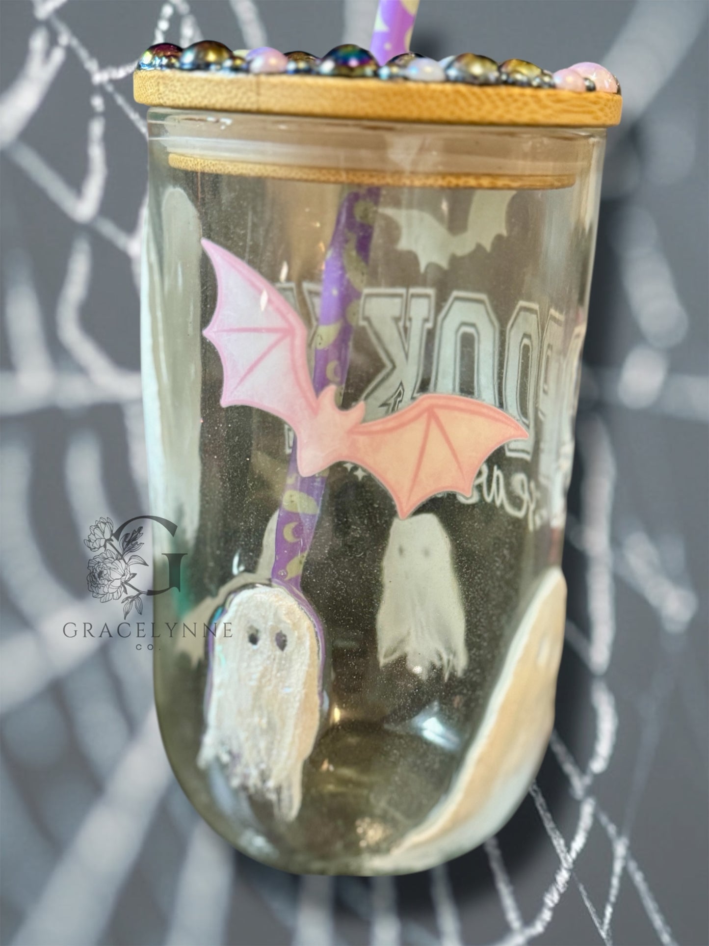 18. Spooky Season - 16 oz Glow Wine Glass