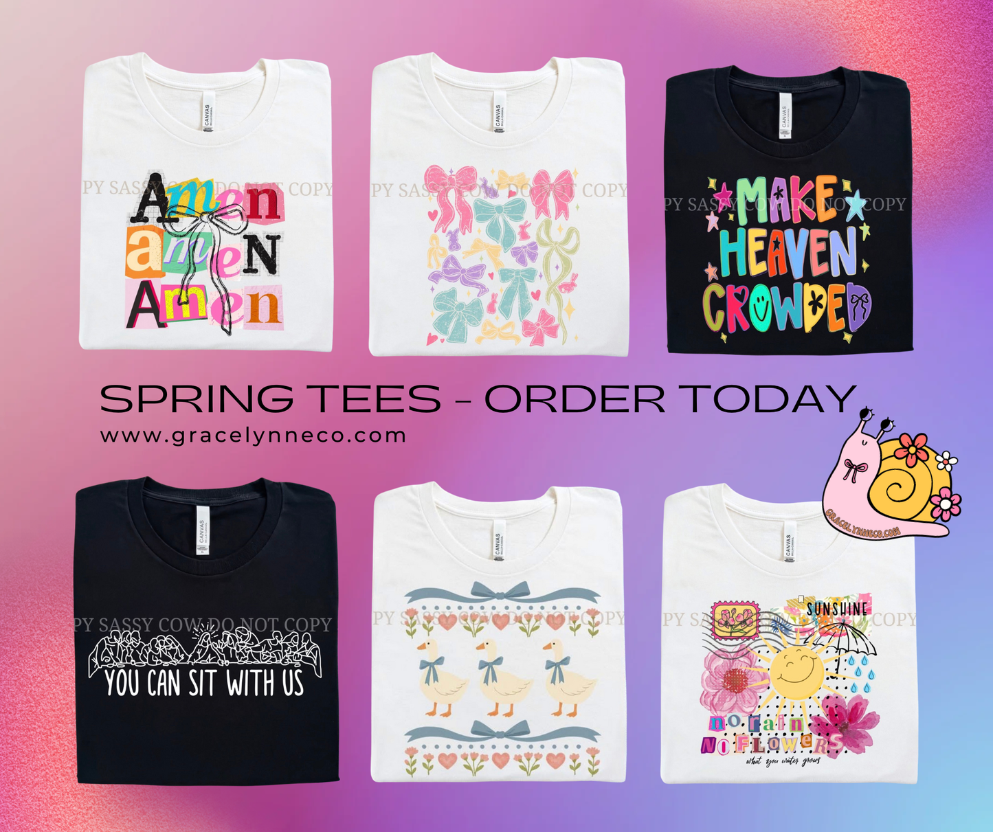 Spring Tees_DTF White Transfer