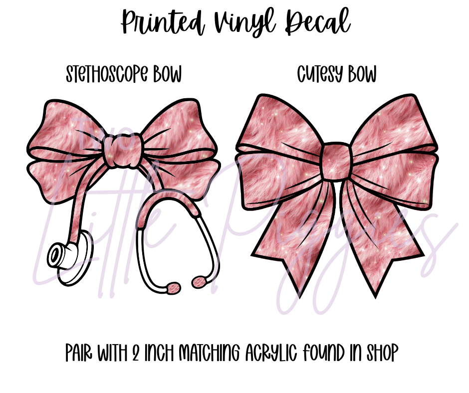 Printed Vinyl - Pink Fur