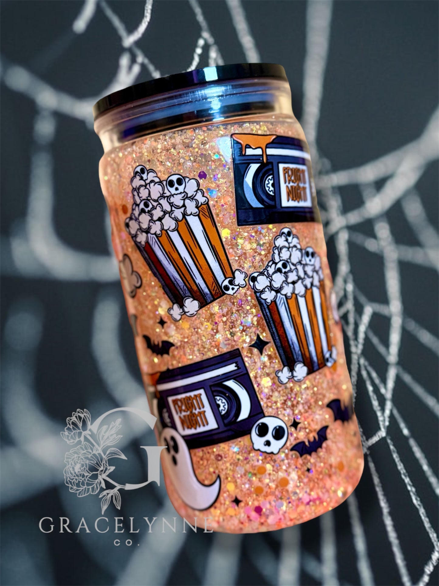 25. Scary Movies - 16 oz Acrylic Snowglobe