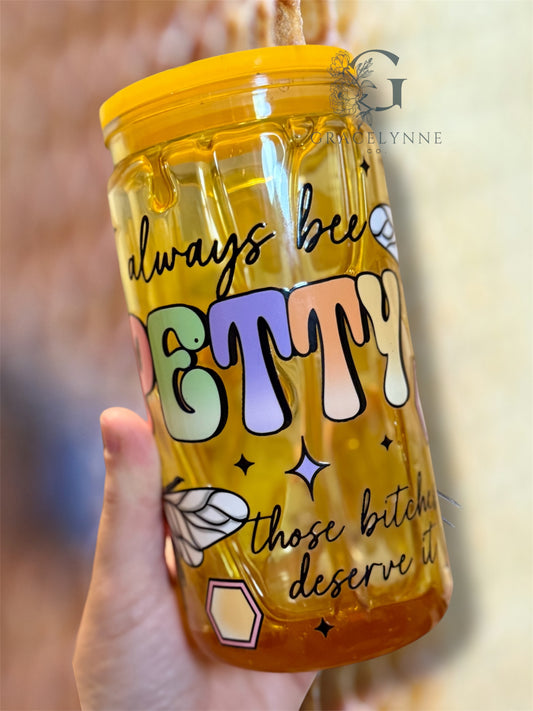 24. Bee Petty- 16 oz Acrylic Snowglobe