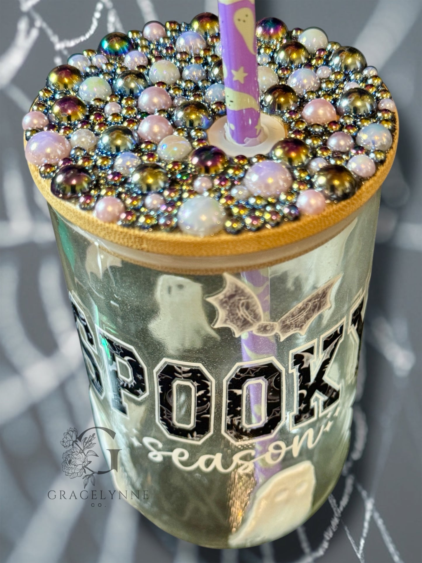 18. Spooky Season - 16 oz Glow Wine Glass