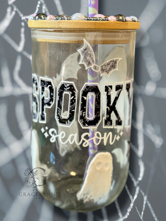 18. Spooky Season - 16 oz Glow Wine Glass