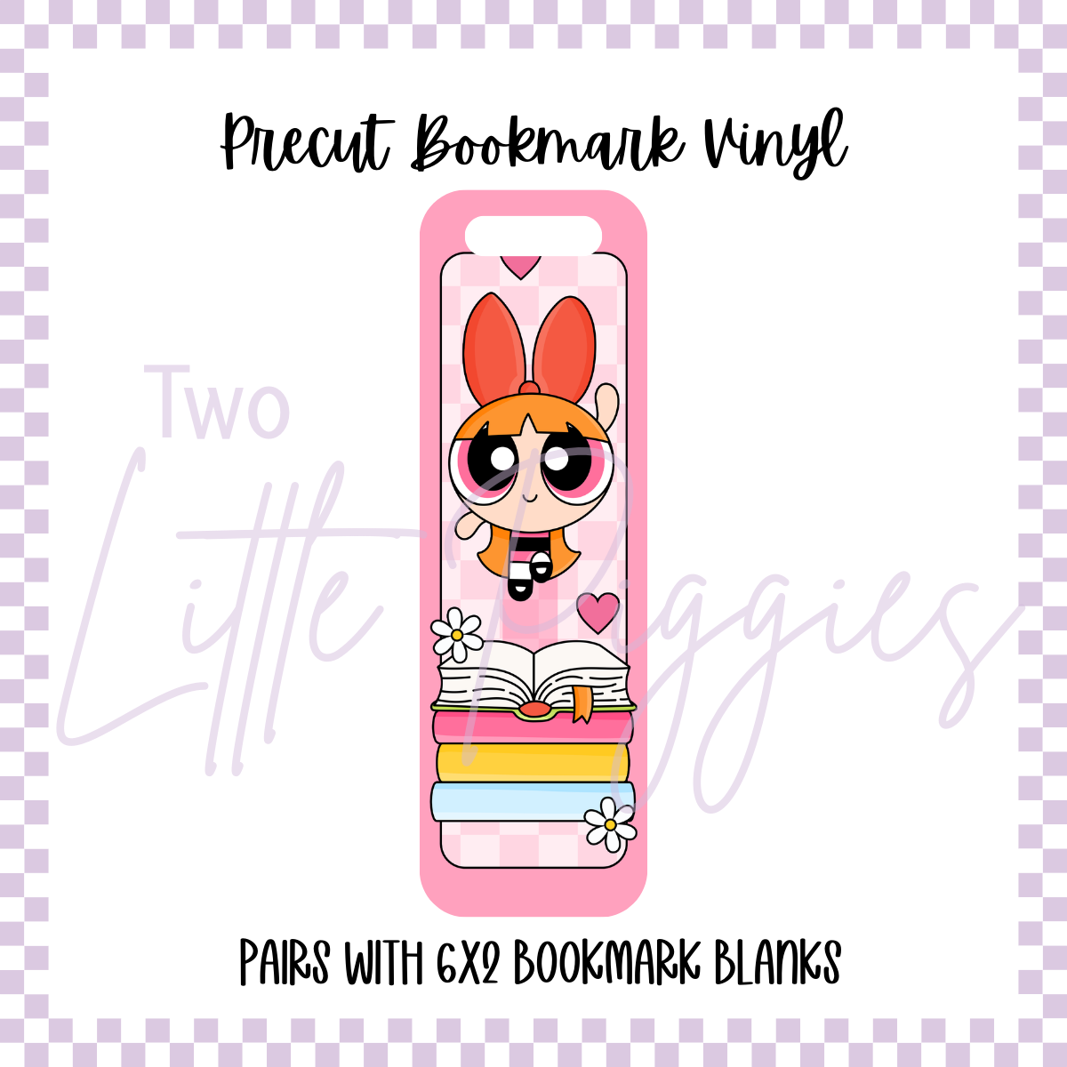 Printed Vinyl - Bookmark - Power Puff Girls - Blossom