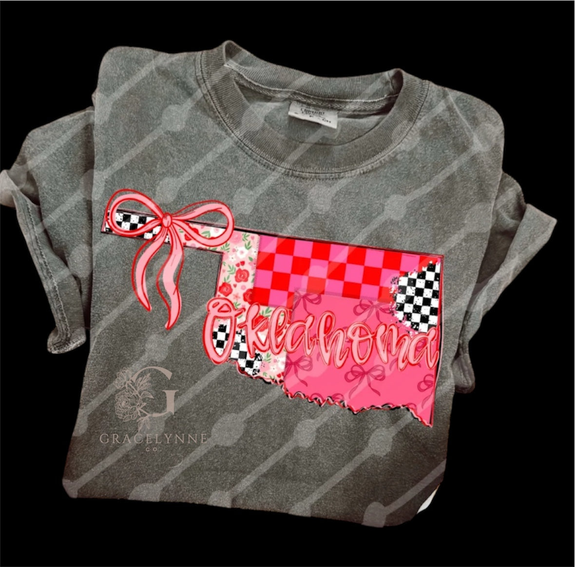 Patchwork State _Glitter DTF Color Transfer