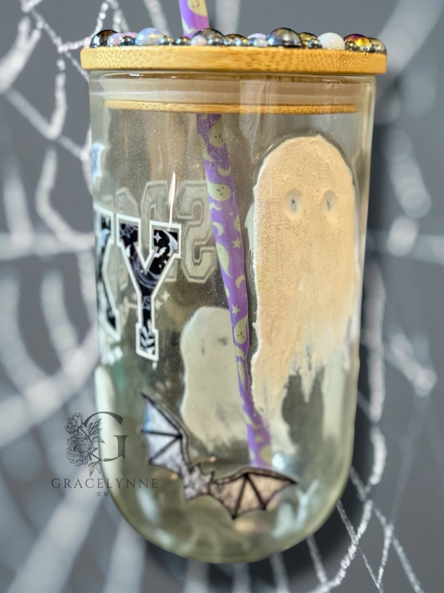 18. Spooky Season - 16 oz Glow Wine Glass