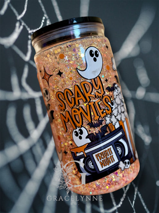 25. Scary Movies - 16 oz Acrylic Snowglobe