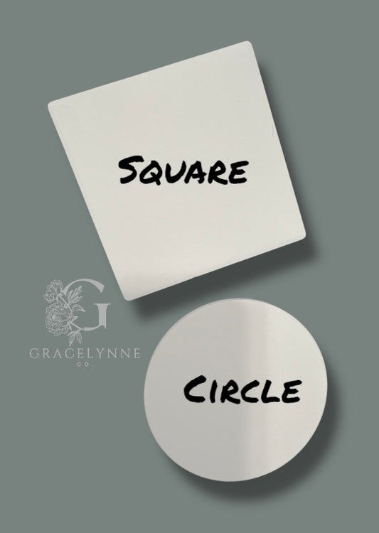 Ceramic Coaster Set (2 per set)