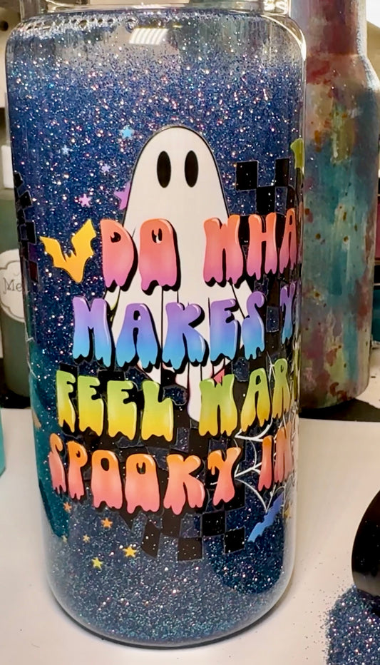 35. Do What Makes You Feel Spooky- 16 oz Glass Snowglobe
