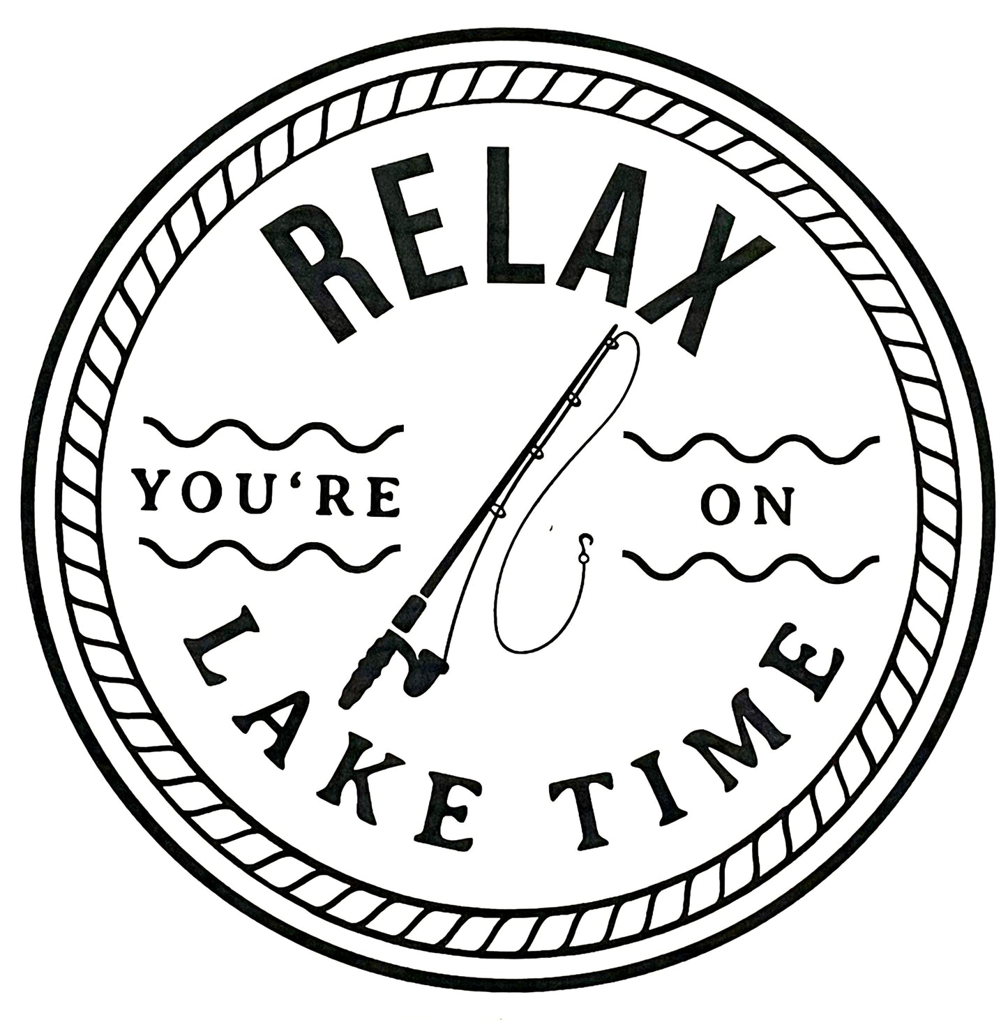 Lake Time_Black Ink