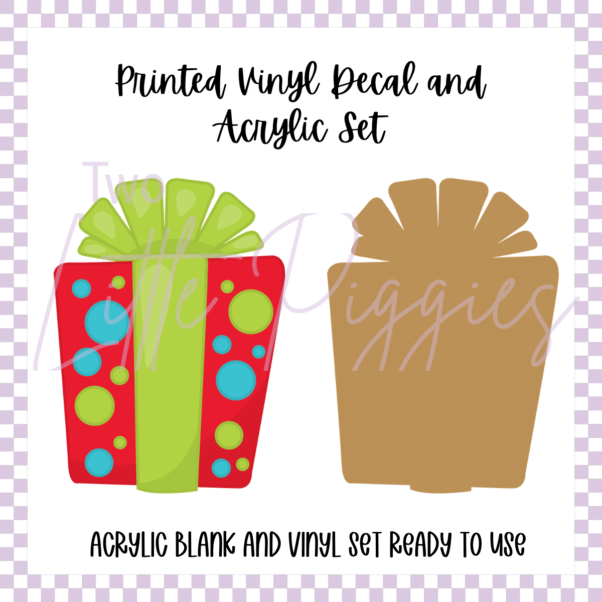 Printed Vinyl and Acrylic Set - G/B/R Present