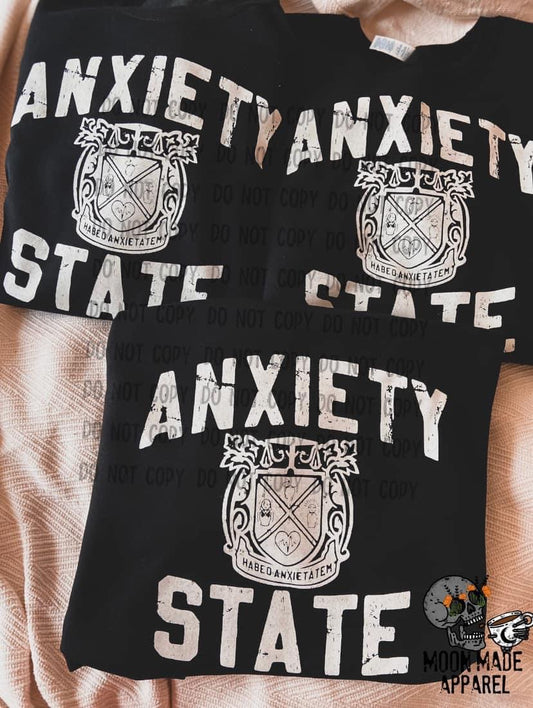 Anxiety State_White Ink