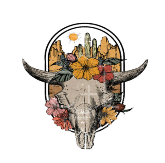 Desert Skull_Full Color Transfer