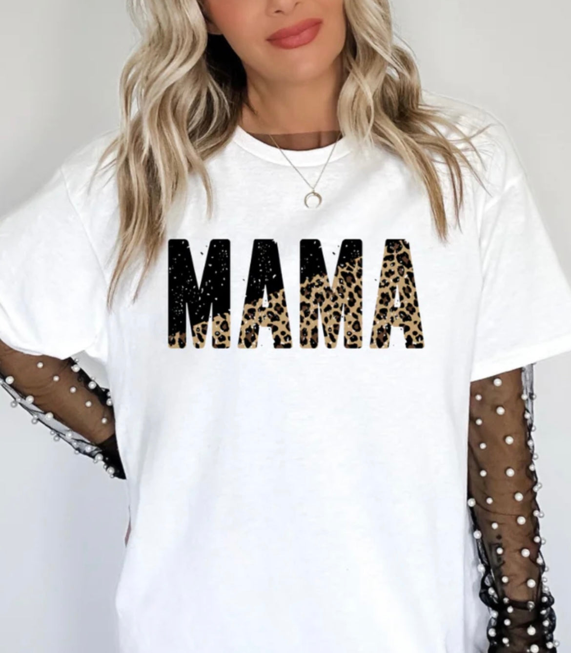Leopard Split Mama_Color ink transfer