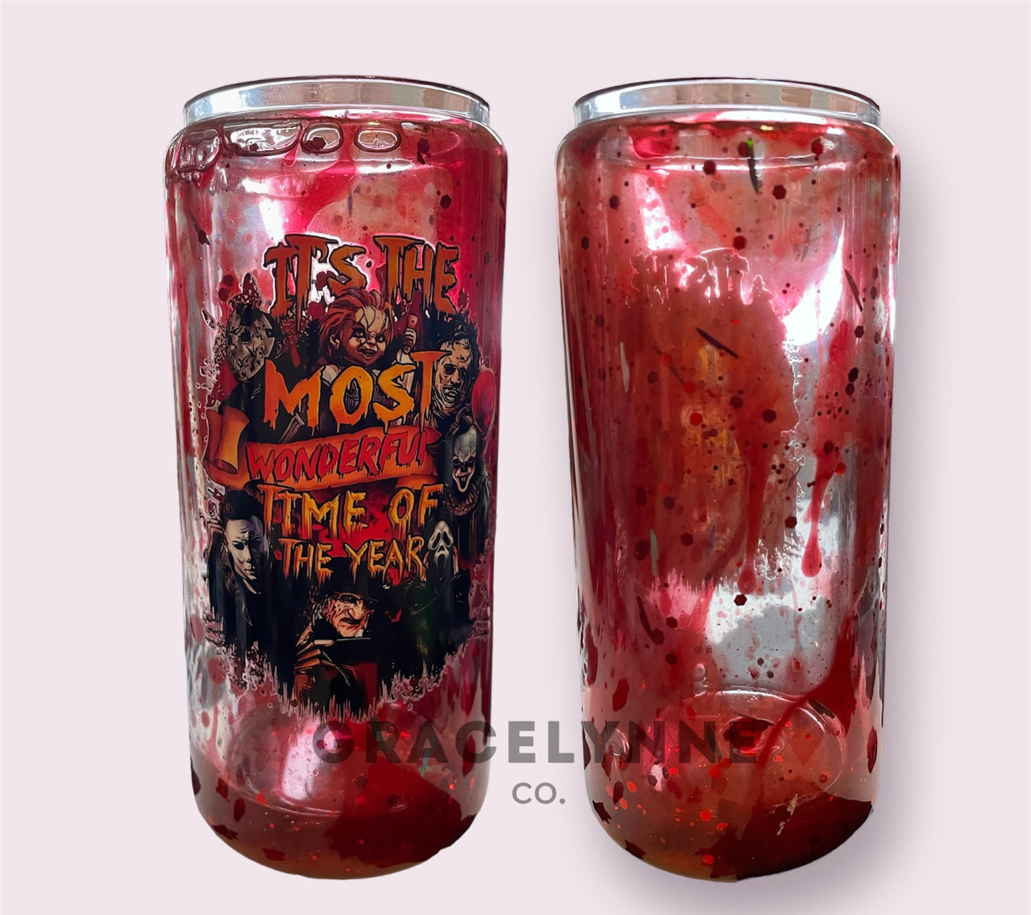Horror - 15 oz Glass Lava Lamp Snowglobe
