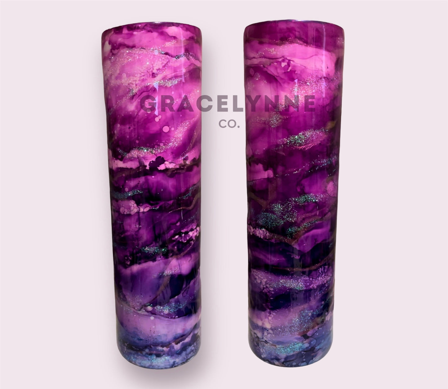 Pink, Purple, Blue Ombré - 32 oz Plump