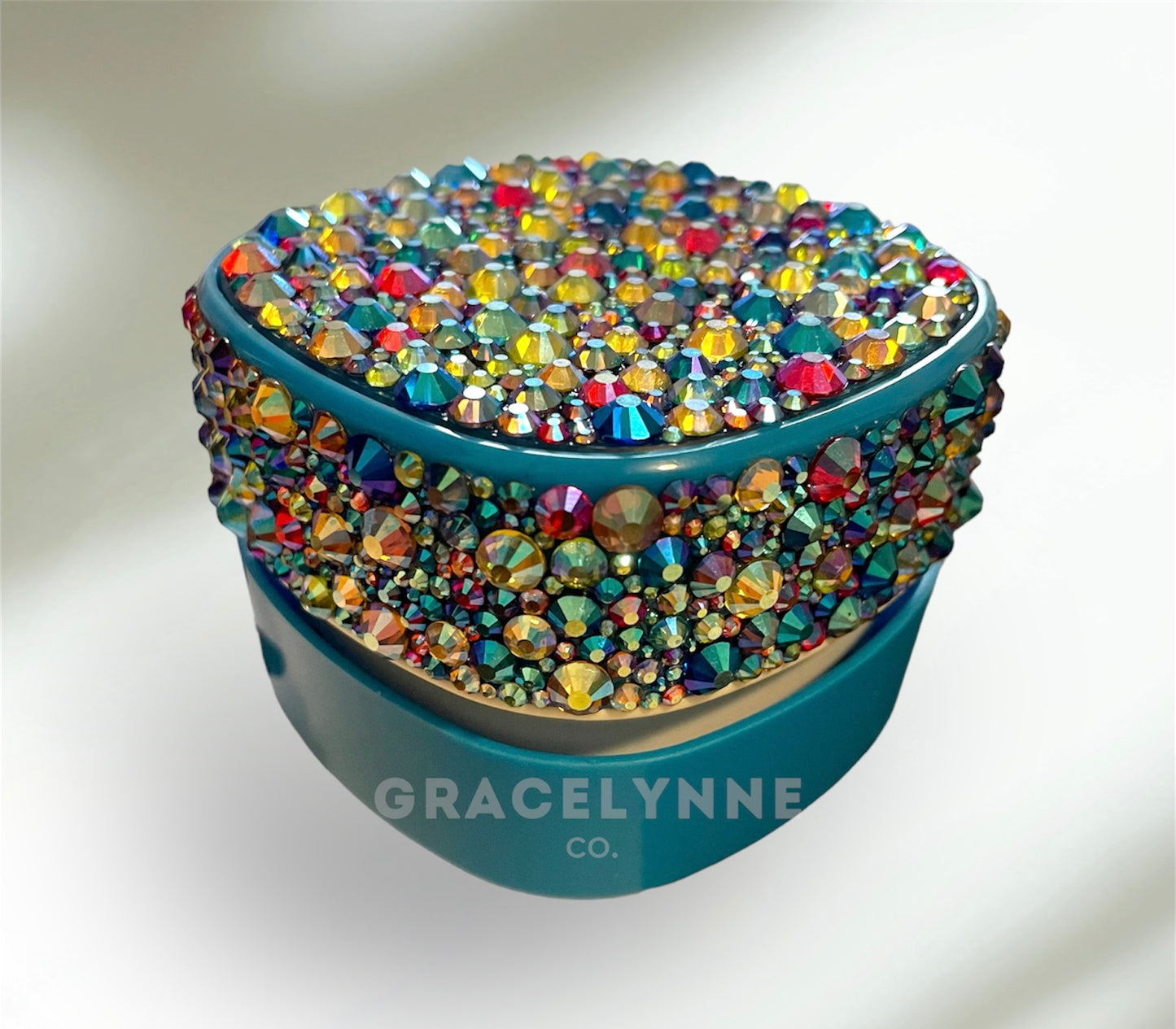 Glass Rhinestoned Vacuum_Blue