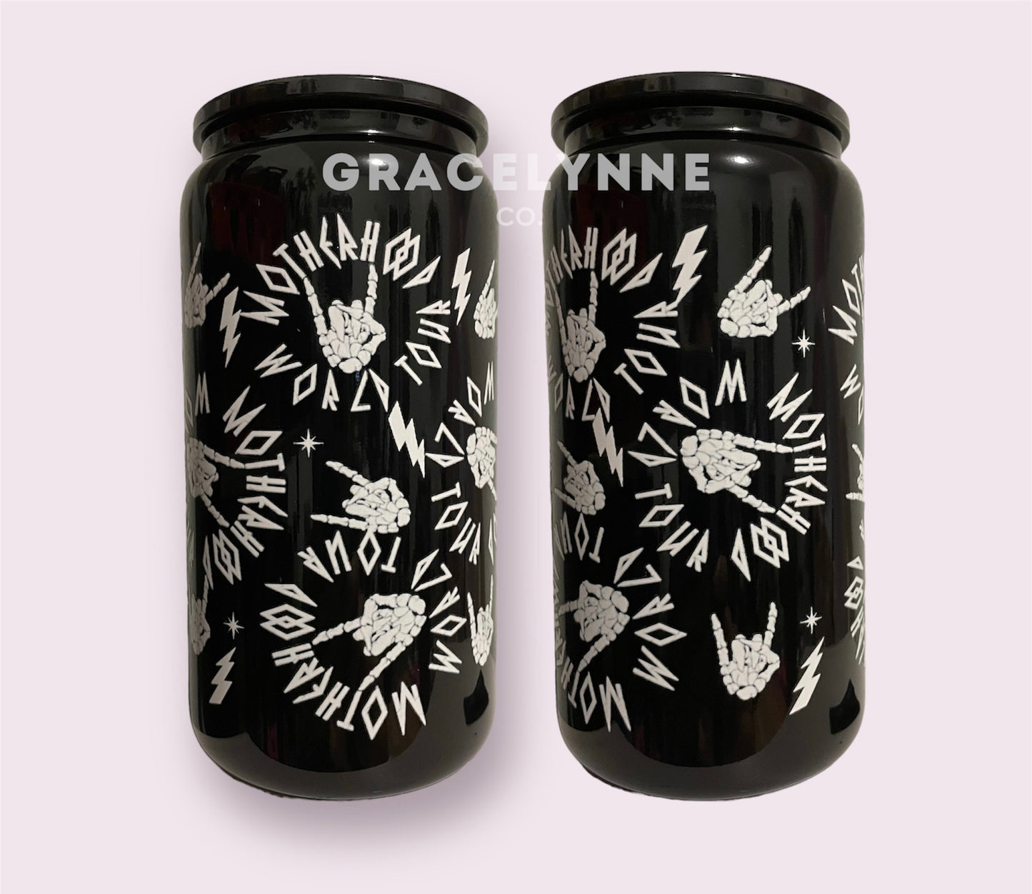 Motherhood World Tour_16 oz Glass Libby