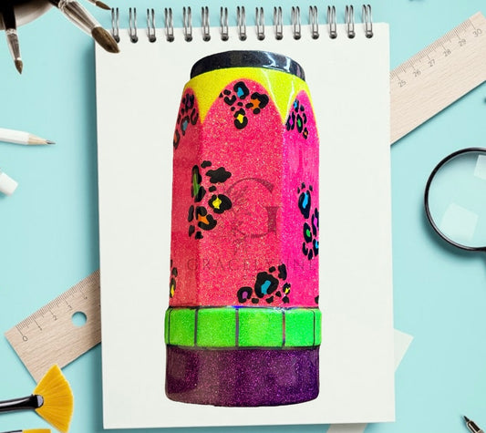 3D Neon Pencil Tumbler - 20 oz