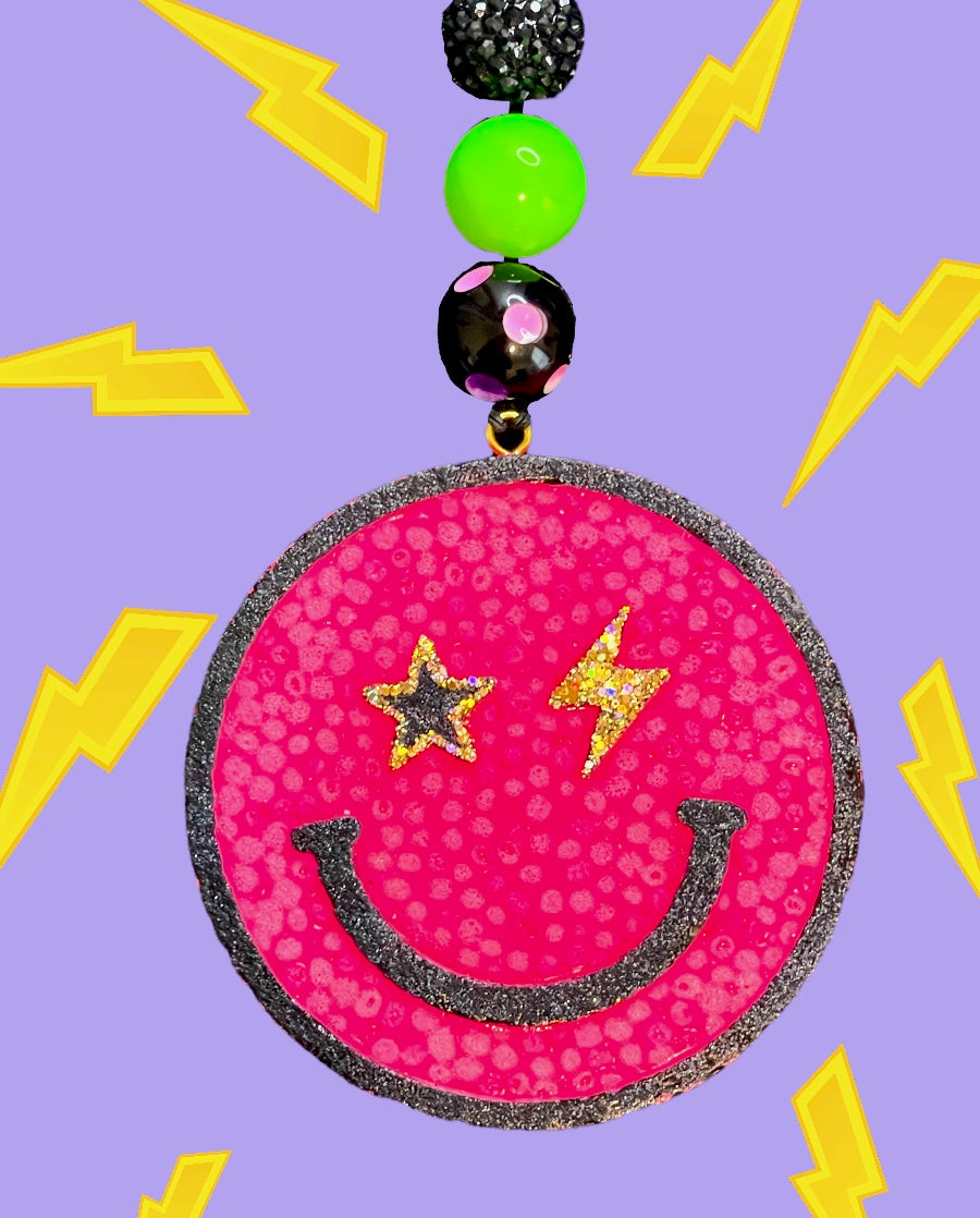 Lightening Strike Smiley - RESERVED FOR JOSI