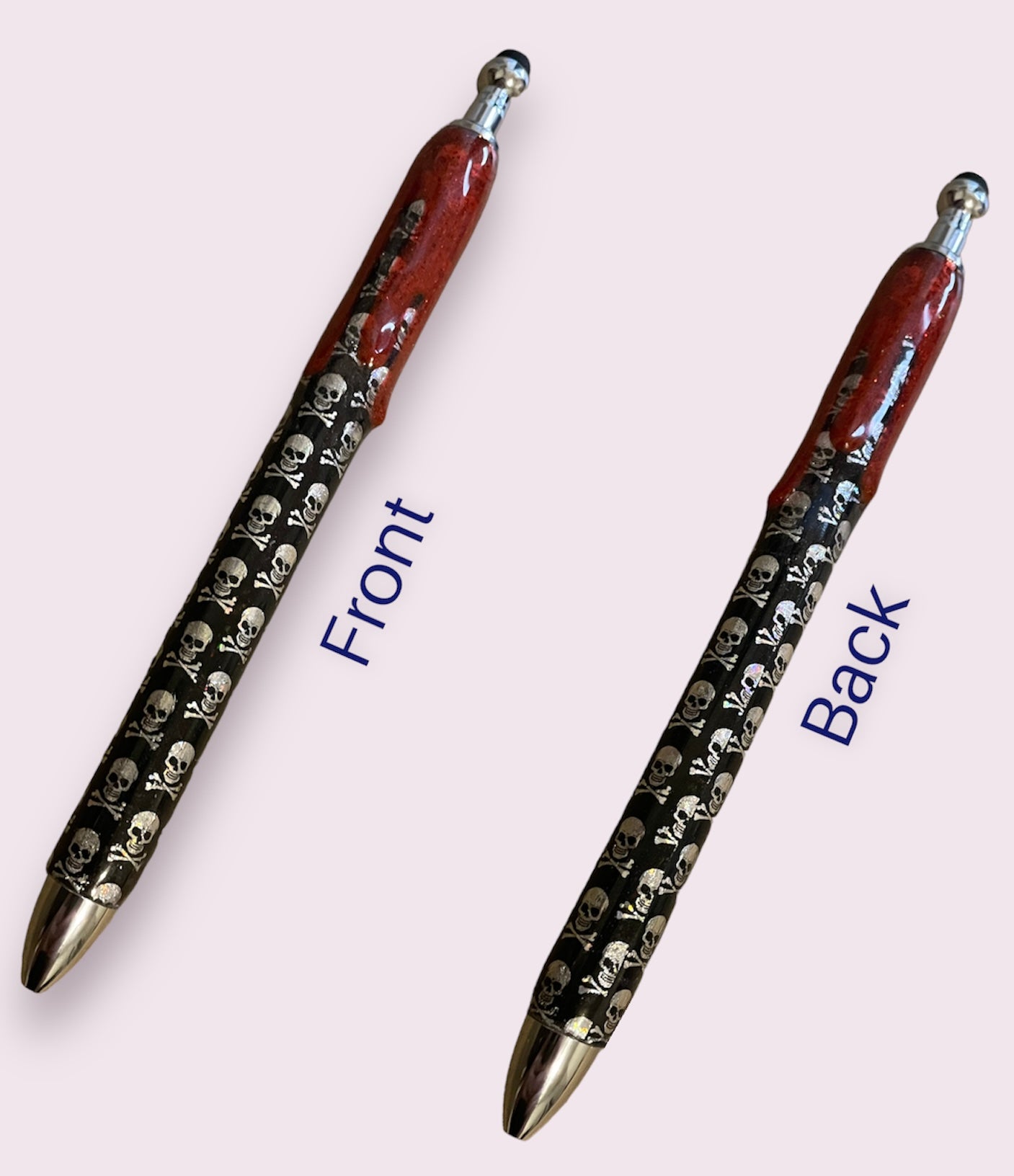 Blood Drip Skull Gel Pen