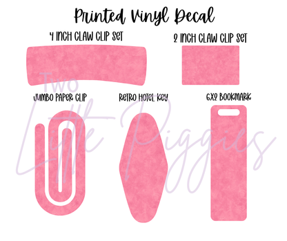 Printed Vinyl - Soft Pastel Patterns