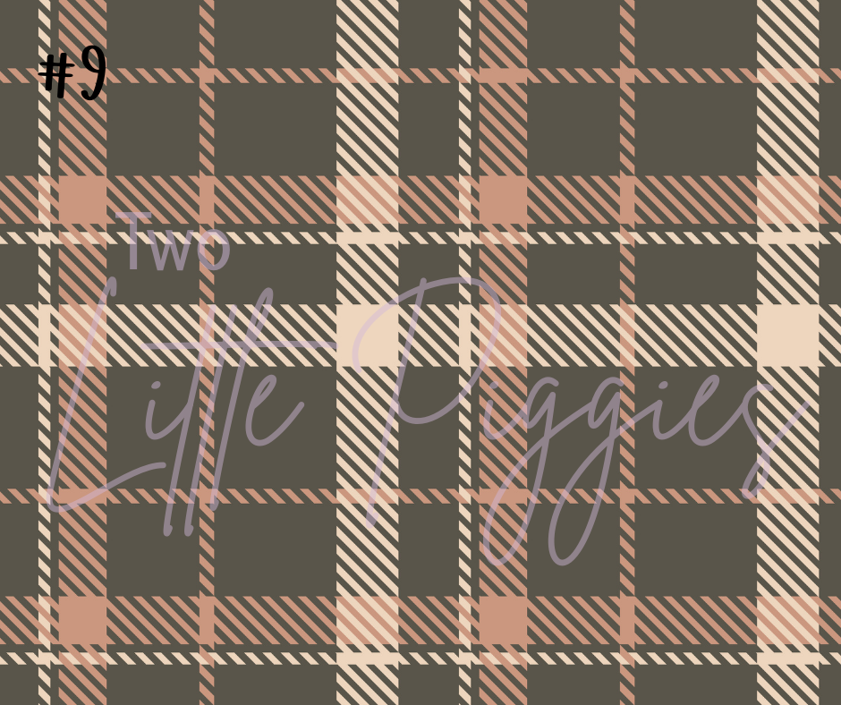 Printed Vinyl - September Plaid