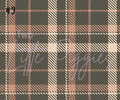 Printed Vinyl - September Plaid