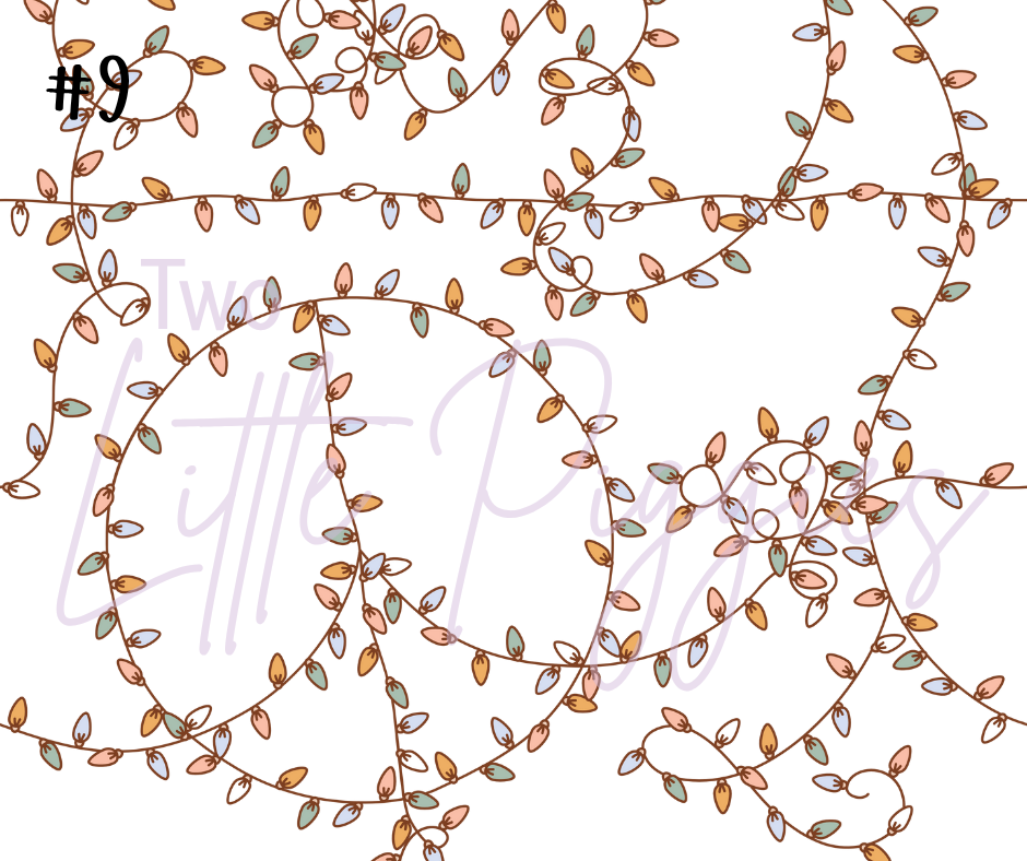 Printed Vinyl - Groovy Retro Christmas