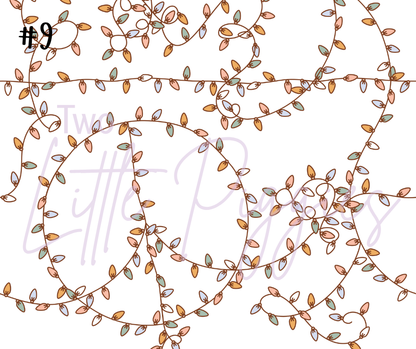 Printed Vinyl - Groovy Retro Christmas