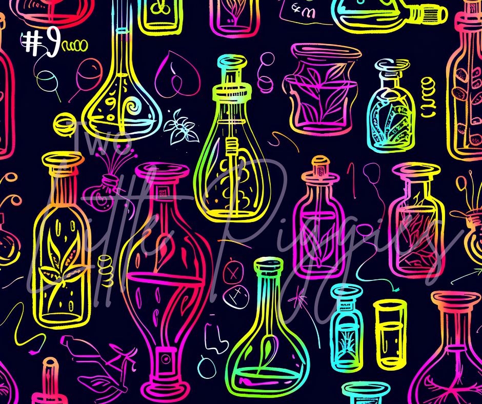 Printed Vinyl - Halloween Neon Collection