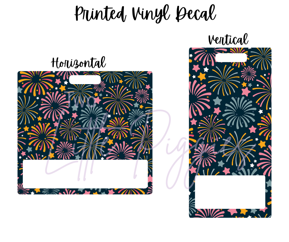 Printed Vinyl - New Year's Celebration