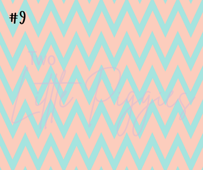 Printed Vinyl - New Year  - Teal
