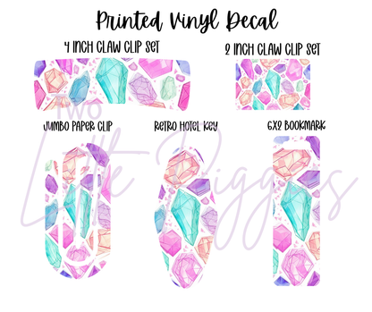 Printed Vinyl - Pastel Gems