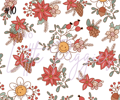 Printed Vinyl - Groovy Retro Christmas