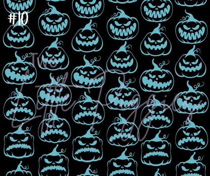 Printed Vinyl - Halloween Pastel Purple Collection