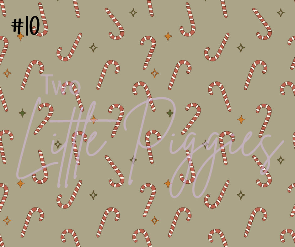 Printed Vinyl - 70s Retro Christmas