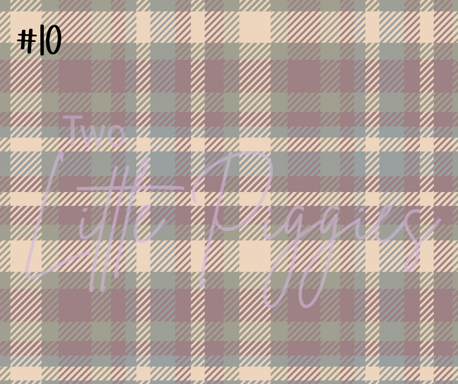 Printed Vinyl - September Plaid