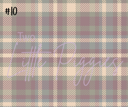 Printed Vinyl - September Plaid