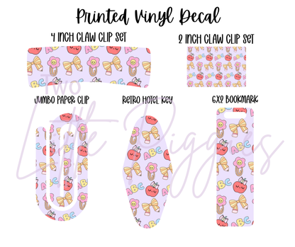 Printed Vinyl - Sassy Society - Back to School