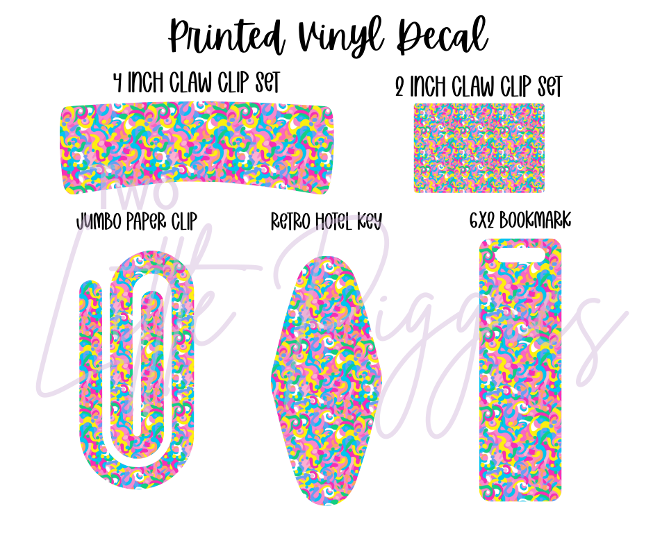 Printed Vinyl - Candy Camo