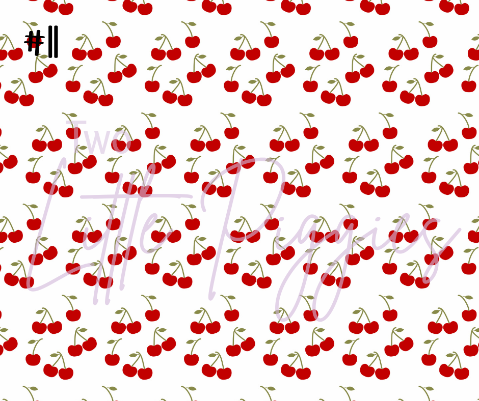 Printed Vinyl - 4th of July - Cherries
