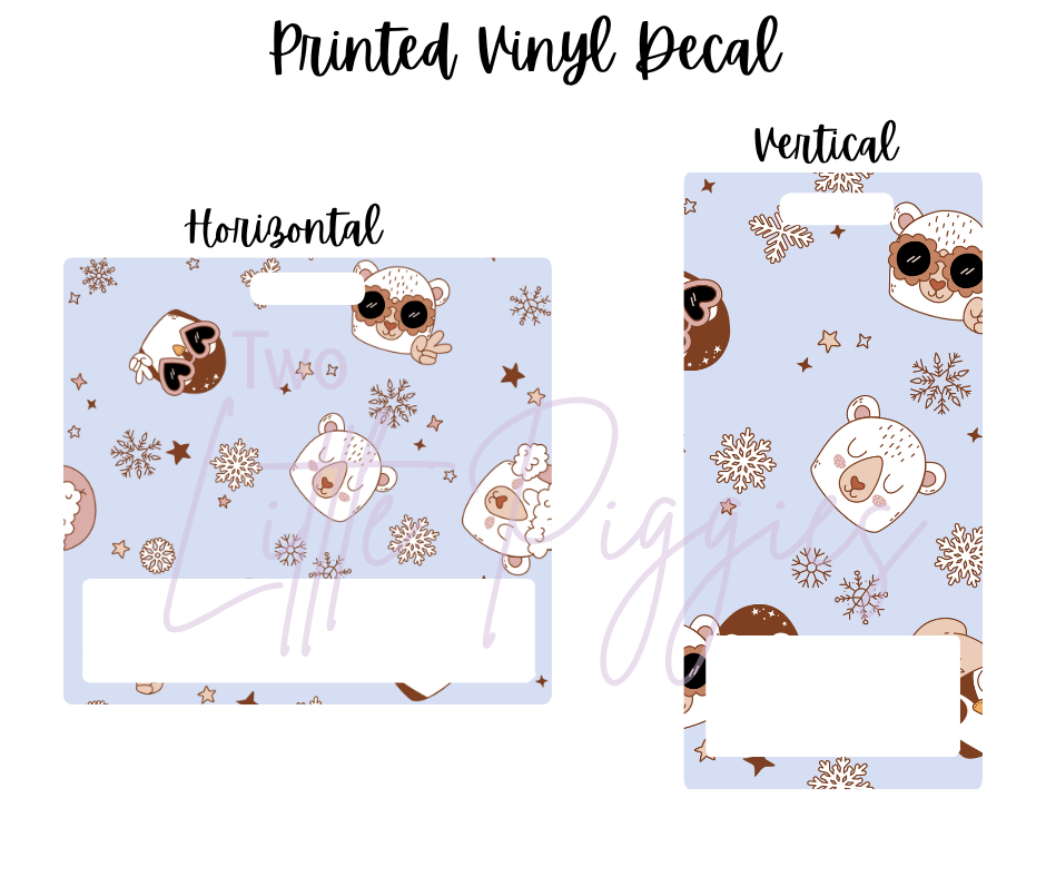 Printed Vinyl - Groovy Retro Christmas