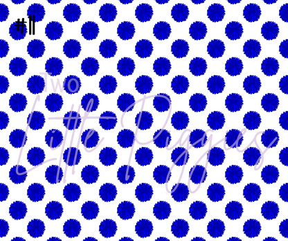 Printed Vinyl - Cheer - Royal Blue