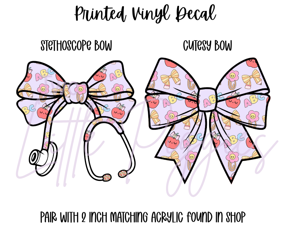 Printed Vinyl - Sassy Society - Back to School