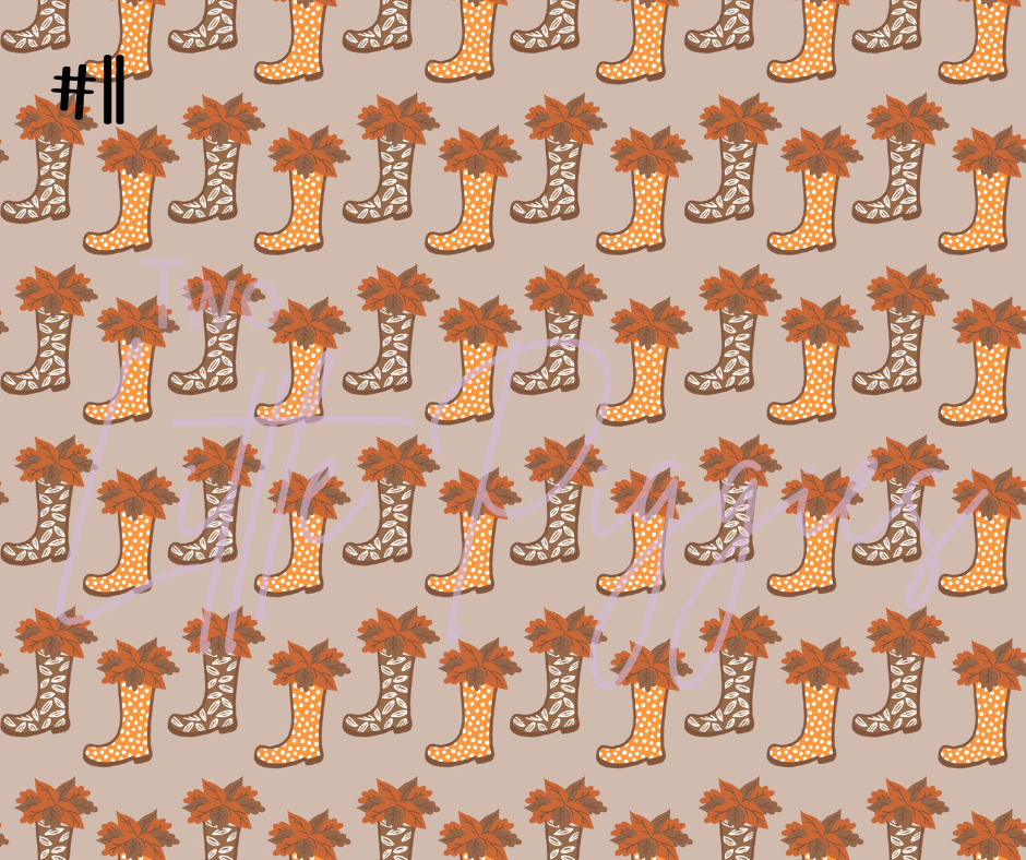 Printed Vinyl - Autumn Days