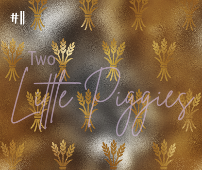 Printed Vinyl - Virgo - Black and Gold